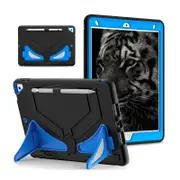 Nevenka Tablet Case Kids Friendly with Pencil Holder for iPad 11 2020/2021/2022-BlackBlue