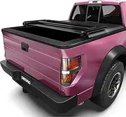 OEDRO Upgraded Soft Tri-Fold Truck Bed Tonneau Cover Compatible with 2009-2014 Ford F-150 F150 with 6.6 Feet Bed, Styleside (Excl. Raptor Series)