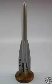 GIRD-X Russia Korolev Rocket Desktop Wood Model Regular Free Shipping New