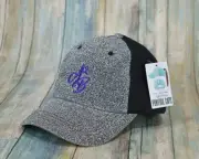 KBethos Ponytail Caps Women's Silver Glitter Hook & Loop Back NEW