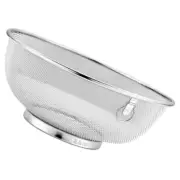 Rice Sieve Fruit Basket Silver Colander Containers with Strainers Mesh