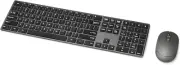 Basics Ultra Premium Wireless Keyboard and Mouse Combo - Rechargeable, Ultra Sli