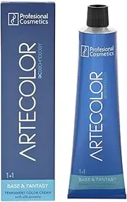 Professional Cosmetics Artecolor Hair Colour Cream, 8. 1 Light Ash Blonde, 120 g