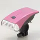 日本朝日-流線型白光 LED 自行車頭燈(粉紅)(DOP-HL100-P)三入組