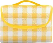 Mbiyhgta Outdoor Picnic Mat, Beach Blanket, Camping Rug, Comfortable, Extra Large Waterproof Foldable Picnic Mat, Lightweight Sand Cushion for Lawns, Travel, Home Families.