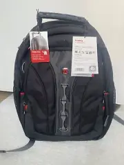 SWISSGEAR Wenger Legacy 16-Inch Laptop Backpack Black/Gray, TSA-Friendly