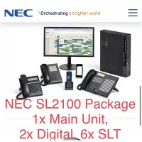 在飛比找蝦皮購物優惠-️ Nec SL2100 按鍵系統, IP PABX, 電話