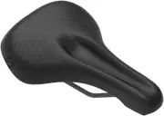 Ergon ST Core Evo Women's Saddle - Black/Gray 182mm Width Synthetic Mens