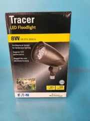 NEW EATON LUMARK TCRS8W TRACER FLOOD LIGHT SMALL LED LUMINAIRE 8W WIDE 4000K
