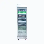 Bromic Refrigeration Bromic Upright Display Fridge with Lightbox Flat Glass D...