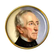 President John Tyler Pin Badge