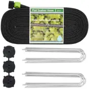 Garden Soaker Hose 25ft Save 70% Water, Leakproof Design Double Layer Sprinkl...