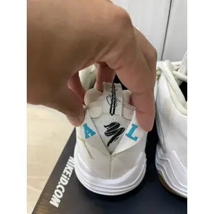 二手正品 NIKE ID配色 CP3 9代 籃球鞋 白金生膠底