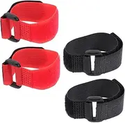 INOOMP 4pcs Noise Rooster Collar Chicken Neck Belt Anti-Hook Sound Proof Neck Ring Set