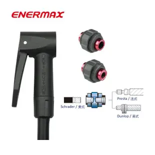 【ENERMAX 安耐美】直立式高壓打氣筒(自行車/電輔車/配件/打氣筒)