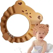 Shower Visor for Kids | Cute Waterproof Shower Hat for Kids,Adjustable Children Shampoo Bathing Shower Hat, Kids' Bathroom Safety Products for Friends Family