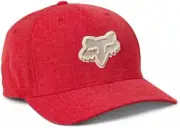 Fox Racing Transposition Flexfit Hat Heather Red Adult Cap Small/Medium