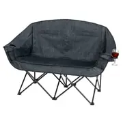 Camping Chair Folding 2 Person Double Camp Seat Portable Foldable 2 Cup Holders