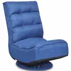 Lounge Sofa Adjustable Cushion Swivel Lazy Recliner Gaming Folding Floor Chair