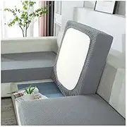 Sofa Cushion Covers 3 2 4 1 Seater Replacement Separate Seat Covers Stretch Printed Sofa Seat Slipcover Elastic Dustproof Slipcover Sofa Cover Cushion Protector (Color : 27#, Size : 1 seat (50-63cm)
