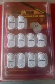 Window & Door Alarm Sensors Window Guard WG10LR