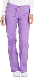 [Dickies] Women and Men Natural Rise Pant with 2 Pockets and Adjustable Drawstring, 83006, Sparkling Plum