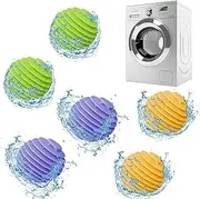 Pack of 6 Dryer Balls, Washing Balls, Reusable Rubber Washing Balls, Dryer Balls for Tumble Dryers, Reusable Dryer Balls.