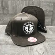 Mitchell&ness Nba Oil Slick Brooklyn Nets Adjustable Hat Unisex Style : Bh78ff
