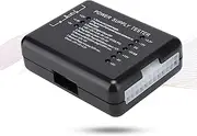 PC Power Supply Tester, 20/24Pin Computer Testing Device with Indicator Light, PSU/ATX/SATA/HDD Power Tester (Black)