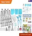 Piping Bags and Tips Set - 50Pcs Cake Decorating Supplies Kit with Icing Fros...