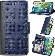 Compatible with Nokia C31 Cover,Card Holder,Compatible with Nokia C31 PU Leather Flip Stand Magnetic Closure Wallet Case Blue