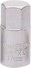 Draper 38323 17mm Hexagon 3/8 Square Drive Drain Plug Key