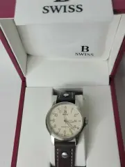 B Swiss by Bucherer Flightstar Men's Swiss Made Automatic Pilot Watch $2420 NEW