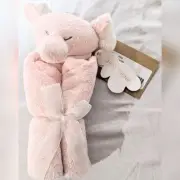 Angel Dear nwt pink ELEPHANT plush lovey security blanket