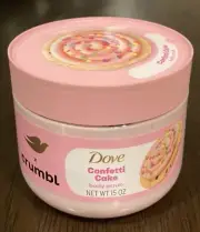 Dove X CRUMBL CONFETTI CAKE Body Scrub Limited Edition 15oz Crumble