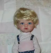 Playhouse TRACY Unisex Doll Wig SZ 8/9 PALE BLONDE Modacrylic Hair Full Cap NWT