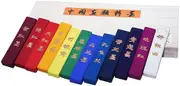 12 Colors Smoke Ink Stick Set for Chinese Japanese Traditional Calligraphy and Drawing Small