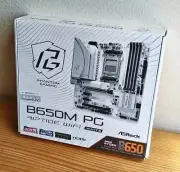 ASRock B650M PG RIPTIDE WIFI White AM5 Micro ATX Motherboard DDR5 Brand SATA6.0G