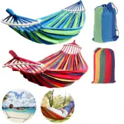 2 Person Double Camping Hammock Swing Chair Bed Outdoor Hanging Sleeping Gear