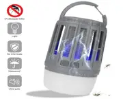 2-in-1 Mosquito Killer Camping Light��GRAY)