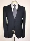 HUGO BOSS -Mens Slim Fit NAVY BLUE Check WOOL SUIT - 38 Reg -W32 L32 - BNWT £545