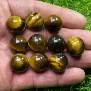 10pc Natural Tiger's Eye jasper quartz ball hand carved crystal sphere healing