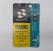 Vintage New Old Stock Sheaffer Erasers Pack Of 3