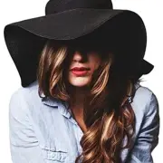 Wide Brim Straw Sun Hats for Women Floppy Beach Summer Travel (Pack of 3, 7 1/4)