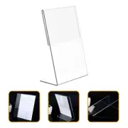 12 Pcs Transparent Display Stand Easel for Wedding Sign Table Numbers