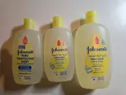 Lot of 3 Bottles - Johnsons Head to Toe Baby wash - TWO 9 fl oz & ONE 15 fl oz