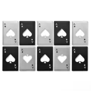 10 Pack Ace of Spades Beer Bottle Openers Poker Card Credit Card Free Shipping!