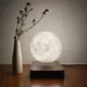 【磁懸浮月球新品燈】月亮小夜燈日式 ins溫馨3D打印簡約三色觸控臺燈限定