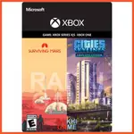 [正版序號] XBOX 城市天際線 大都會 火星生存記 同捆 模擬城市 中文 XBOX ONE SERIES X S遊戲