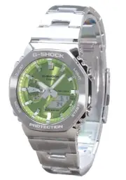 Casio G-SHOCK G-STEEL Analog Digital Green Dial Quartz GM-2110D-3A Mens Watch